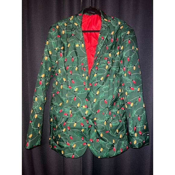 Ugly Christmas Sweater Sweaters - Ugly Christmas Sweater Xmas Size Large Blazer Jacket